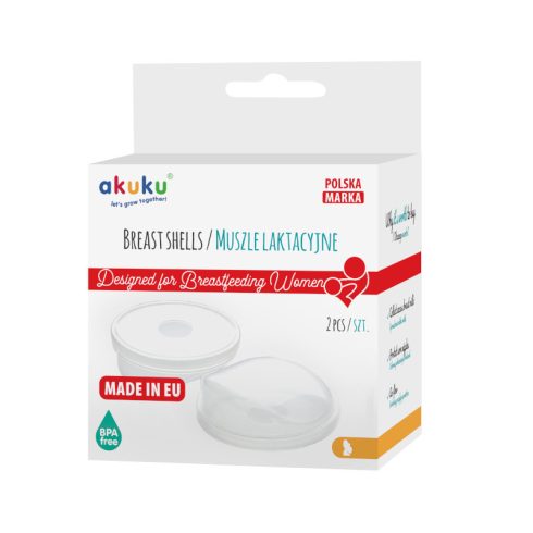 Akuku tejgyűjtő kagyló 2 db