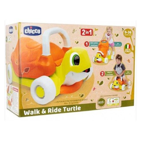 Chicco Walk & Ride Turtle 2in1 teknősbékás tilitoli 9hó+