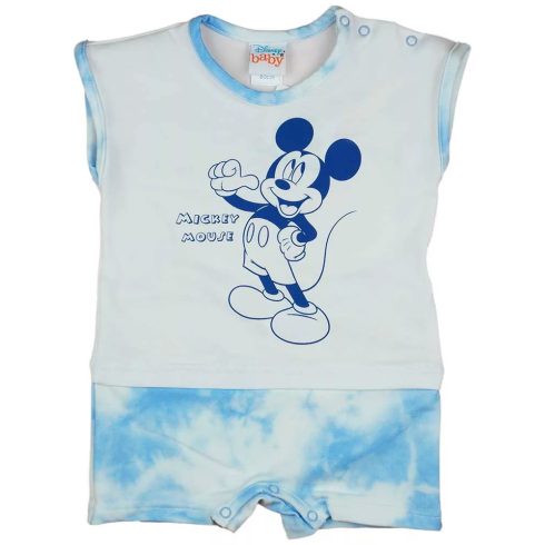 Kisfiú napozó batikolt pamut anyagból Mickey egér mintával  (56)