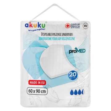   Akuku eldobható pelenkázó alátét 60*90 cm promed - 20 db