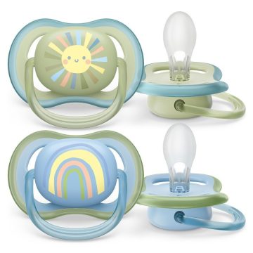   Philips AVENT SCF085/58 Ultra air játszócumi 0-6hó mintás fiús, 2 db