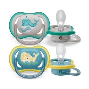   Philips AVENT SCF085/34 Ultra air játszócumi18hó+ (bálna), 2 db