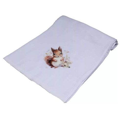 Textil tetra kifogó mókus mintával 140*140cm 