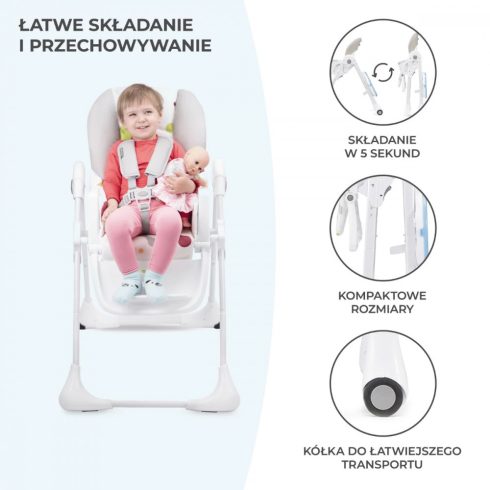 Kinderkraft Yummy multifunkciós etetőszék - multicolor