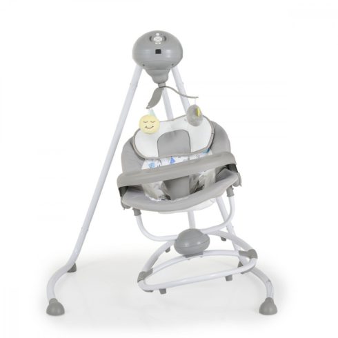 Cangaroo Woodsy 2in1 elektromos hinta és etetőszék - szürke