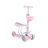 Moni Bubblegum 2IN1 ráülős roller - Rózsaszín