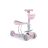 Moni Bubblegum 2IN1 ráülős roller - Rózsaszín