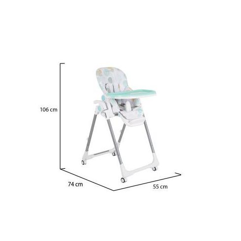 Moni Bueno multifunkciós etetőszék - kék