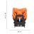 Recaro Xenon 1 Kid i-Size gyerekülés 61 -125 cm - Vibrant Orange