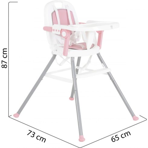 Moni Amaretti 3in1 etetőszék - Rózsaszín 