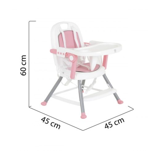 Moni Amaretti 3in1 etetőszék - Rózsaszín 