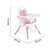 Moni Amaretti 3in1 etetőszék - Rózsaszín 