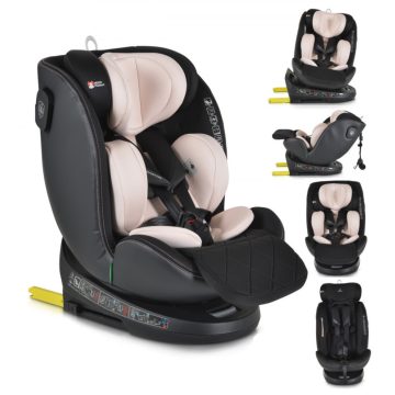   Cangaroo CASTOR i-Size Isofix gyermekülés (40-150 cm) - Púder 