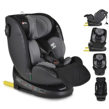   Cangaroo CASTOR i-Size Isofix gyermekülés (40-150 cm) - Szürke 