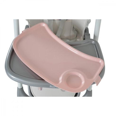 Moni Raffy multifunkciós etetőszék - Maci rózsaszín