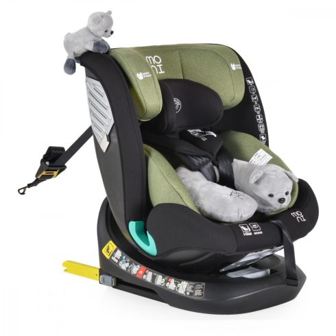 Moni Serengeti i-Size Isofix gyermekülés (40-150 cm) - Zöld