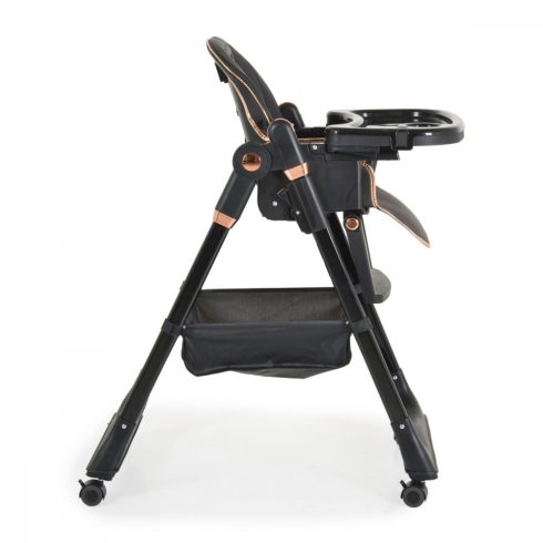 Moni LINDO multifunkciós etetőszék (ajándék szilikon előke, kanál és villa) - Fekete