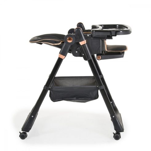 Moni LINDO multifunkciós etetőszék (ajándék szilikon előke, kanál és villa) - Fekete