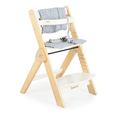 Cangaroo Caramel fa etetőszék - Fehér