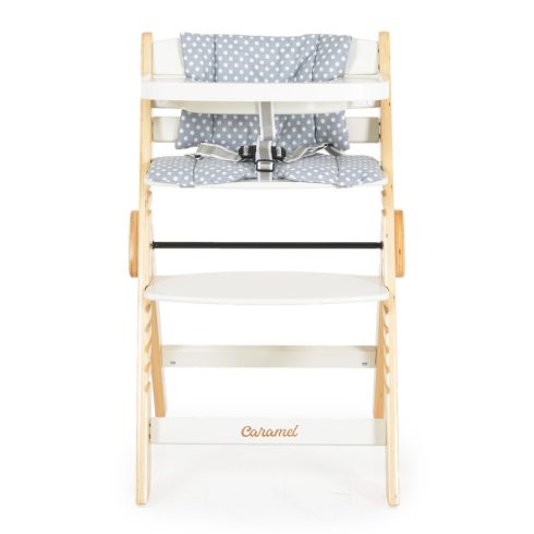 Cangaroo Caramel fa etetőszék - Fehér