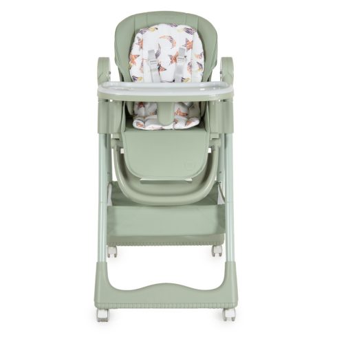 Moni SURPRISE multifunkciós etetőszék (ajándék szilikon tányérral, evőeszközzel, előkével) - Zöld