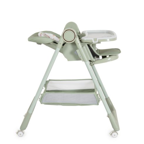 Moni SURPRISE multifunkciós etetőszék (ajándék szilikon tányérral, evőeszközzel, előkével) - Zöld