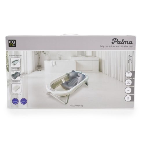 Moni Palma összecsukható kád fürdetőpárnával - rózsaszín 