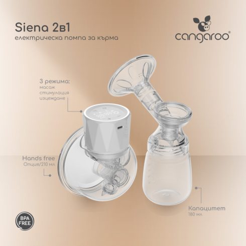 Cangaroo Siena 2in1 elektromos mellszívó
