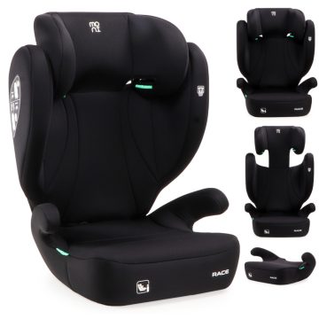 Moni Race biztonsági autósülés I-Size 100-150cm - fekete