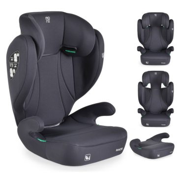 Moni Race biztonsági autósülés I-Size 100-150cm - fekete