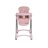 Moni Rico multifunkciós etetőszék - Rózsaszín