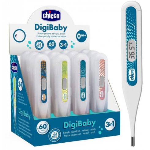 Chicco Digi Baby digitális hőmérő - türkiz kék