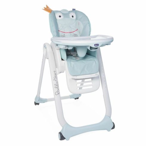 Chicco Polly 2 Start dönthető etetőszék állítható szélességgel  0h + Froggy