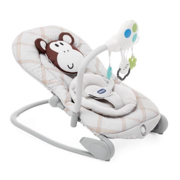   Chicco BALLOON rezgő hintaszék és ülőszék 0-18 kg - Monkey