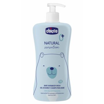   Chicco Sampon & Fürdető 500 ml Natural Sensation
Aloe és Kamilla kivonattal 0+