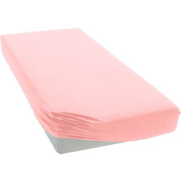 Baby Shop pamut,gumis lepedő 80*160 cm  - rózsaszín