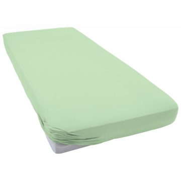 Baby Shop pamut,gumis lepedő 80*160 cm  - menta