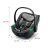 Kinderkraft i-Care 40-87 cm hordozó i-Size - Graphite Black