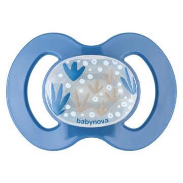   Baby-Nova Anatómiai nyugtató szilikon cumi night 0-6 hó - kék