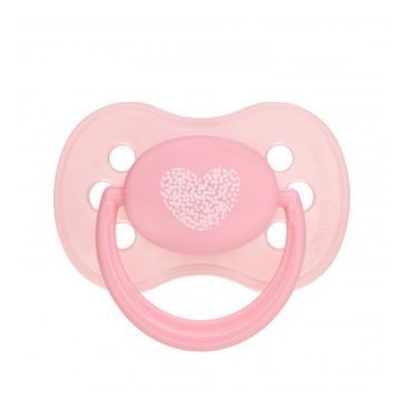   Canpol babies szimmetrikus szilikon cumi 18hó+ - rózsaszín