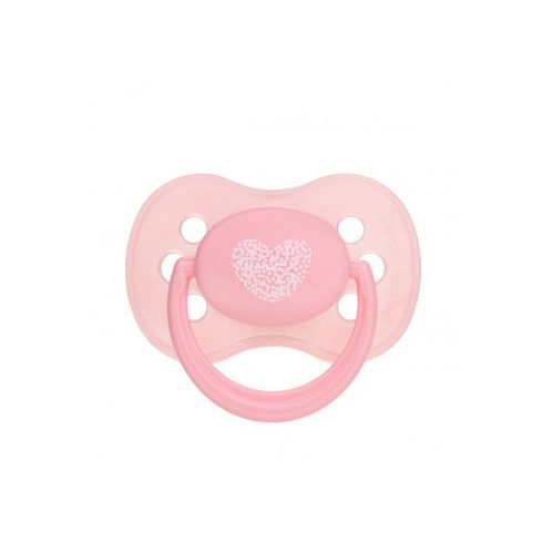 Canpol babies szimmetrikus szilikon cumi 18hó+ - rózsaszín