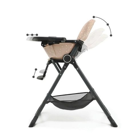 Kinderkraft Foldee multifunkciós etetőszék - Pink