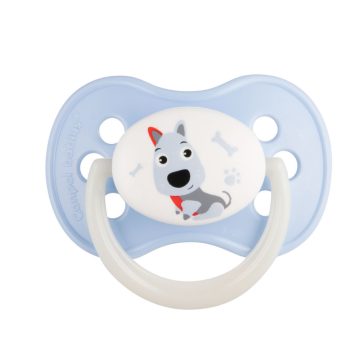   Canpol babies cseresznye alakú szilikon cumi 6-18 m kék kutyus