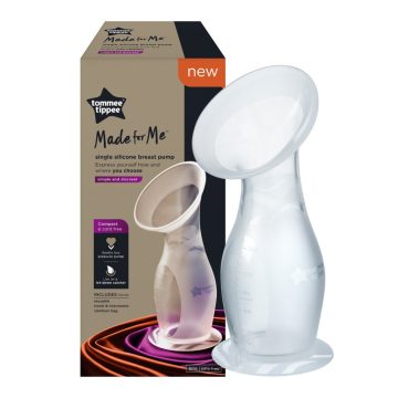   Tommee Tippee Made for Me szilikon mellszívó,anyatej tárolóval és sterilizáló zacskóval 