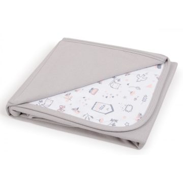   Ceba Baby pamut babapléd 90X100 cm - Light grey + Bird World
