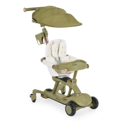 Byox Cornet 6in1 multifunkciós tricikli átalakítható rollerré - zöld