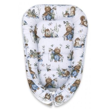 Baby Shop babafészek 70x93 cm - Let's Go! kék