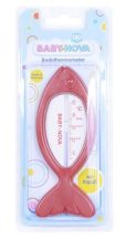 Baby-Nova halacskás fürdővízhőmérő - piros/fehér