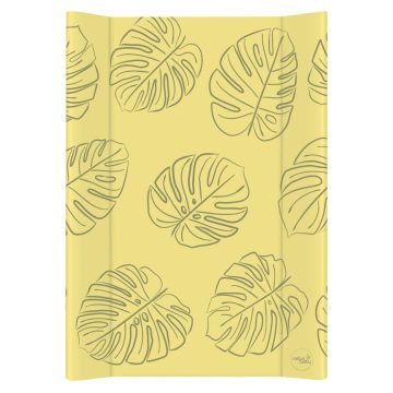   Ceba Baby merev pelenkázó lap 50*70 cm Comfort - Monstera Mustard