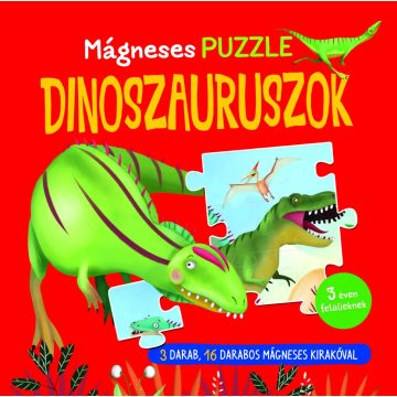 Mágneses puzzle - Dinoszauruszok 